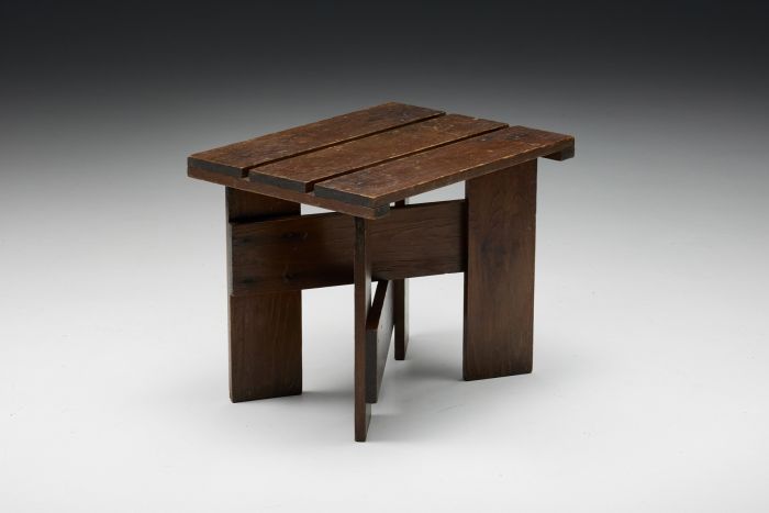 Crate Stool attributed to Gerrit Rietveld - 1930's