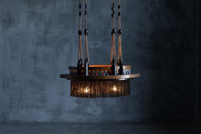Amsterdam School Expressionist Chandelier - 1920s
