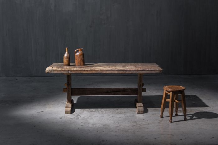 Primitive Wabi Sabi Table - 19th Century