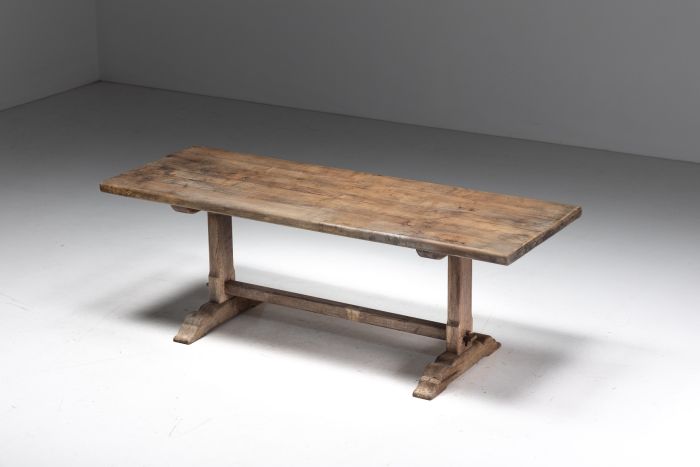 Rustic Primitive Dining Table - Early 20th Century
