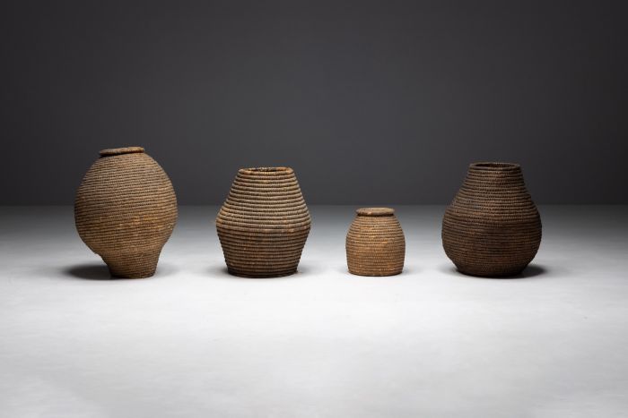 Set of Folk Art Baskets - Early 20th Century