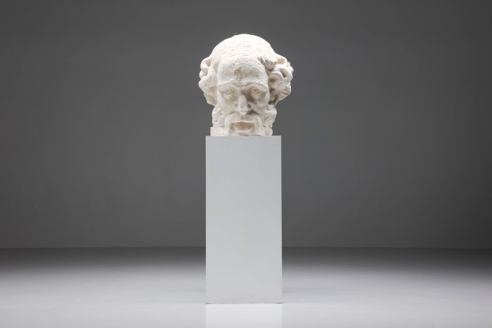 Head Sculpture Greek Style - 1800's