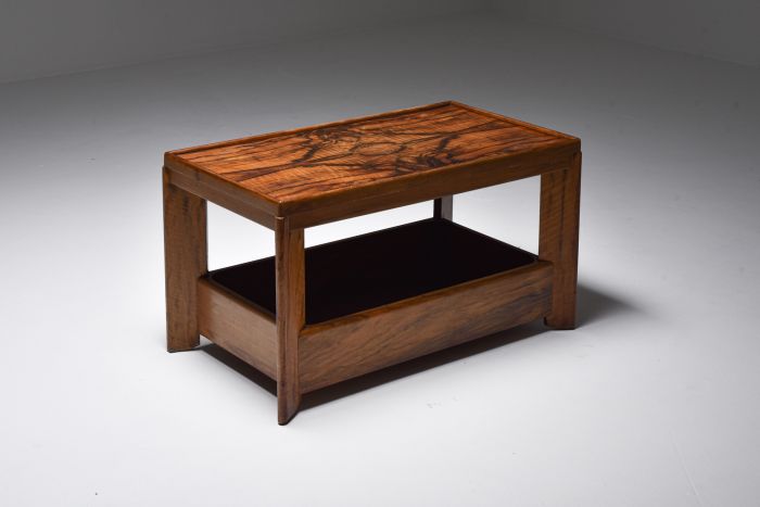 Art deco modernist two tier coffee table by H. Wouda - 1930s
