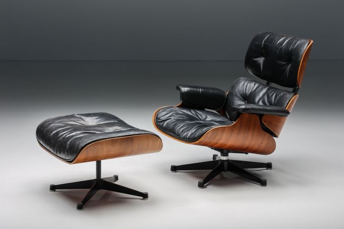 Herman Miller Eames Lounge Chair & Ottoman - 1957