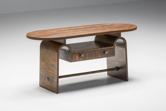 Japanese Organic Rosewood Side Table - 1950s