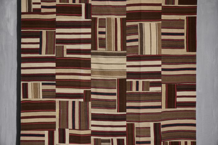 Kurdish Kilim Patchwork Rug, East Anatolia - Circa 1950