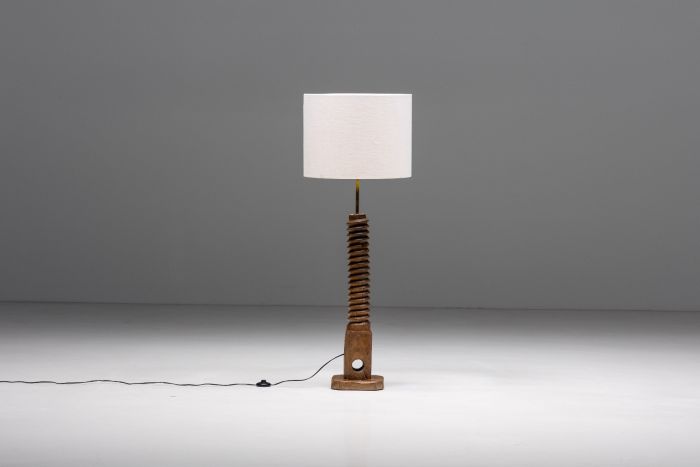 Rustic Art Populaire Floor Lamp - 1950s