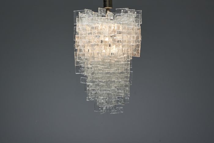 Large Chandelier For Mazzega by Carlo Nason - 1960s