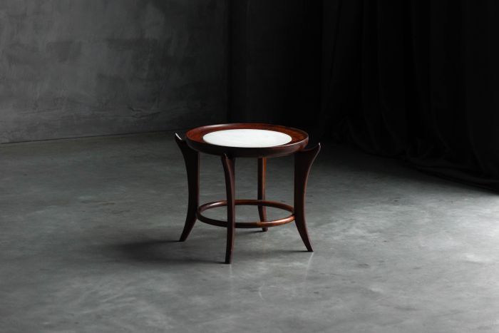 Maracanã Side Table by Giuseppe Scapinelli, Brazil - 1950s