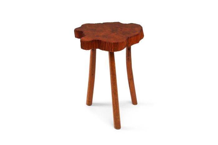 Wabi Sabi Burl Occasional Table - 1970s