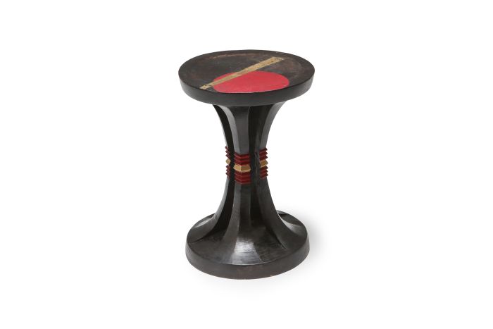 Art Deco stool in the manner of Jean Royère - 1940s