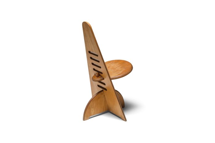 Unusual chair by dutch designer Gijs Boelaars for Lundia - 1970s