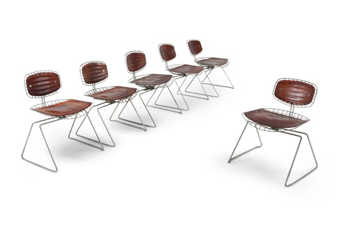 Centre Pompidou Beauburg Chairs Selected by Jean Prouvé - 1976