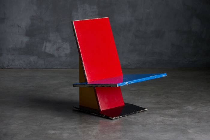 Modernist De Stijl Inspired Lounge Chair - 1960s