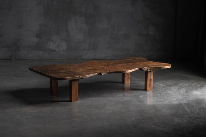 Organic Wabi Sabi Coffee Table - 19th Century