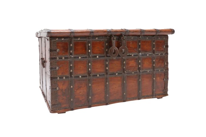 Antique Wooden Chest - 18th Century 
