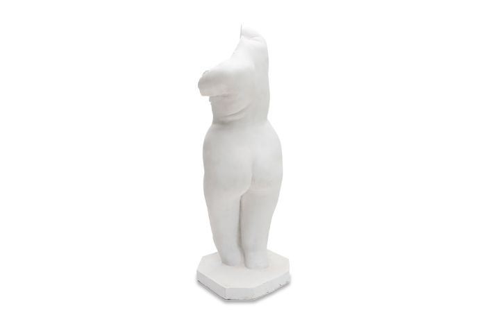 Plaster Woman Sculpture  - 1940s