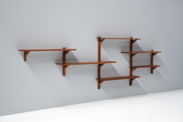Bookshelf B30 in Solid Elm by Pierre Chapo - 1960s