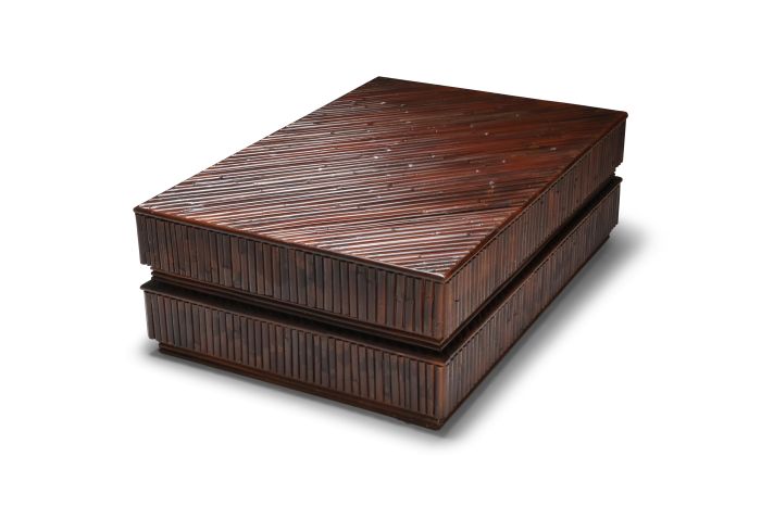 Vivai del Sud Bamboo Sliding Table - 1970's