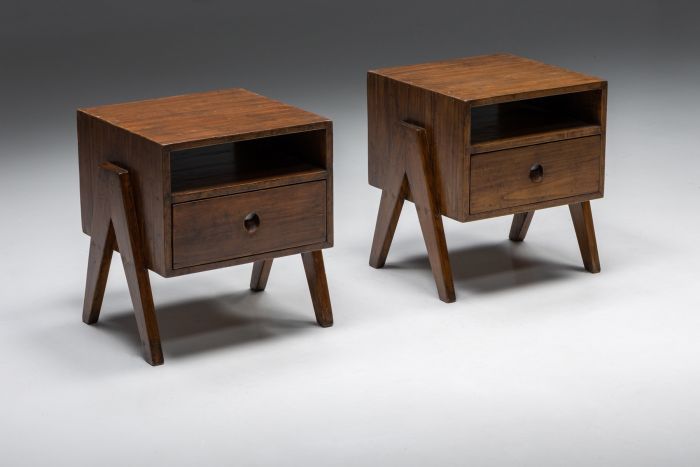 Bedside Tables by Pierre Jeanneret - 1955