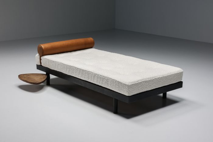 Daybed model S.C.A.L. designed by Jean Prouvé for Cité Cansado -1950's