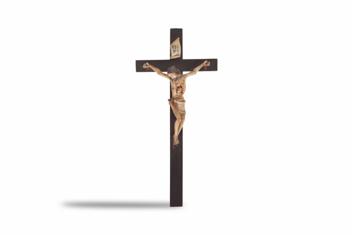 Crucified Sculpture Of The Saviour Jesus Christ - 1960s