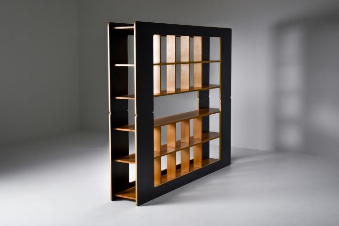 Post-modern shelve unit by Pamio and Toso - 1972
