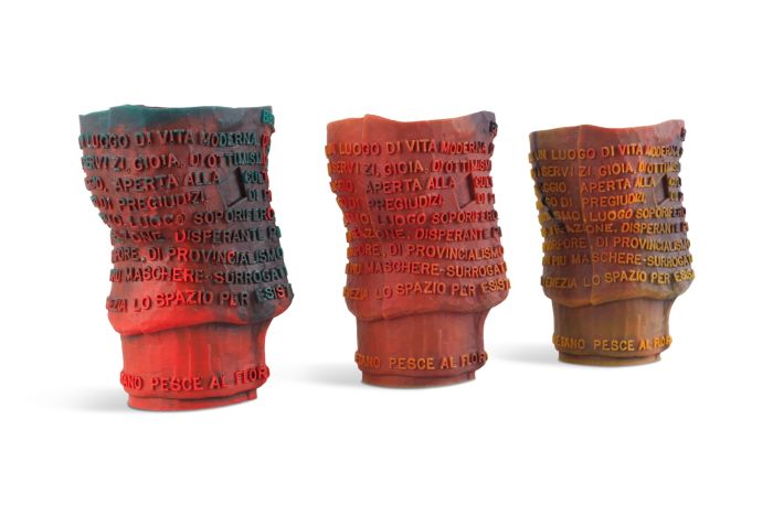 Multicoloured Resin Collectible Vessels, Gaetano Pesce - 1990s