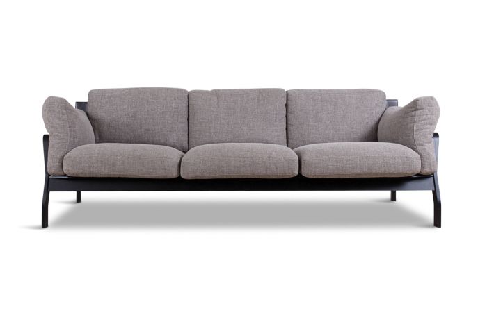 Leather Cassina 3 Seater Sofa, Rodolfo Dordoni - 2000s