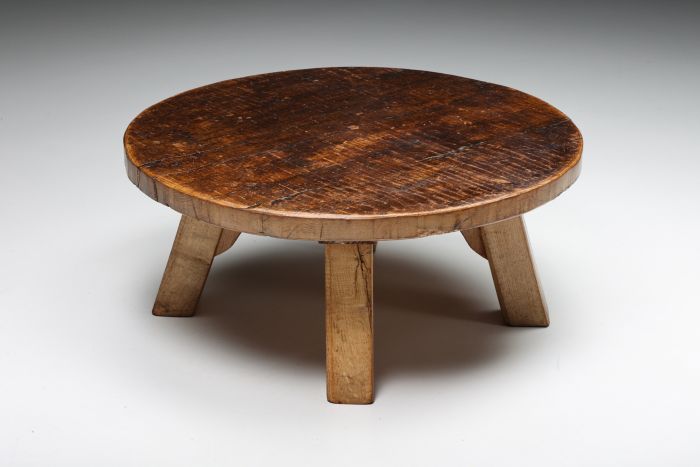 Round Wabi Sabi Coffee Table - 1950's