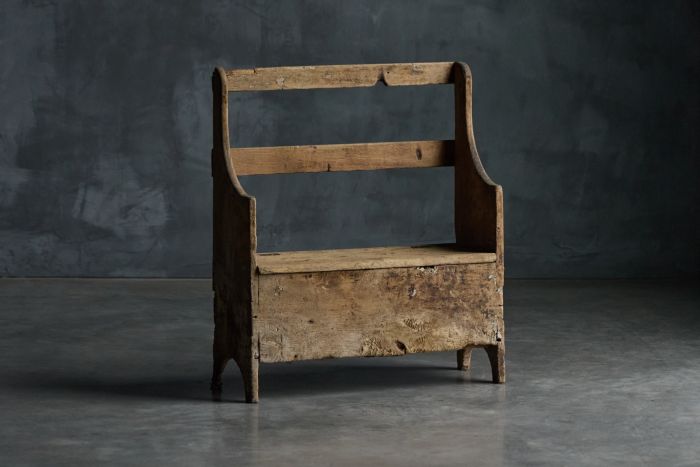 Rustic Wabi Sabi Bench - 19th Century