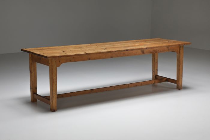 Rustic Extra Large Dining Table - 1950s
