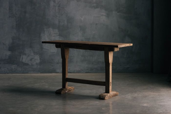 Rustic Primitive Console Table - 19th Century