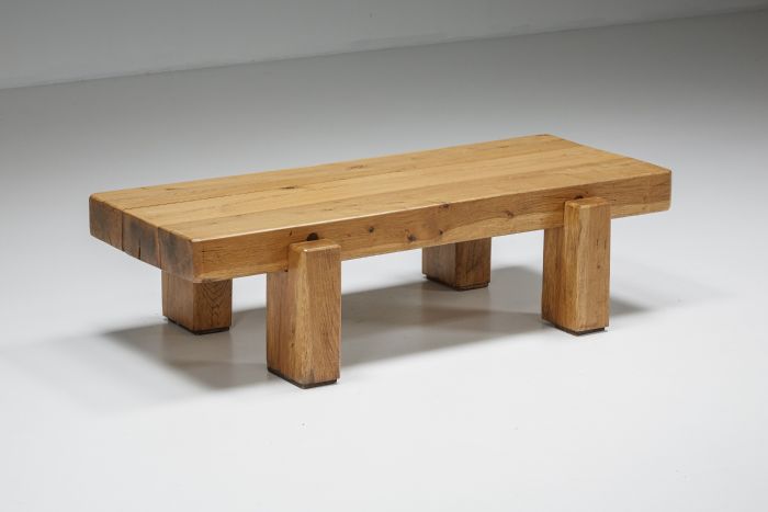 Solid Wood Coffee Table - 1950's