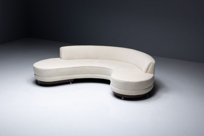 Serpentine Sofa by Vladimir Kagan - 1950s