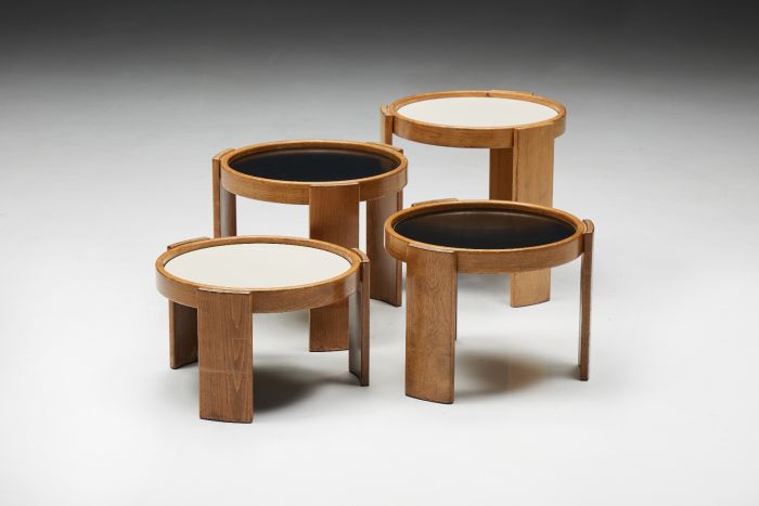 Nesting Tables by Gianfranco Frattini for Cassina - 1966