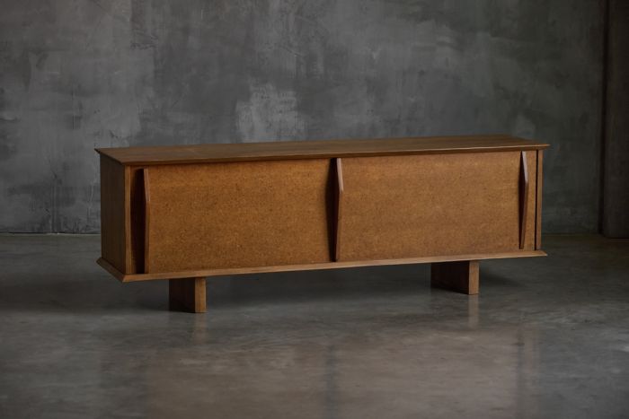Sideboard with Charlotte Perriand Doors, Le Mans, France - 1954