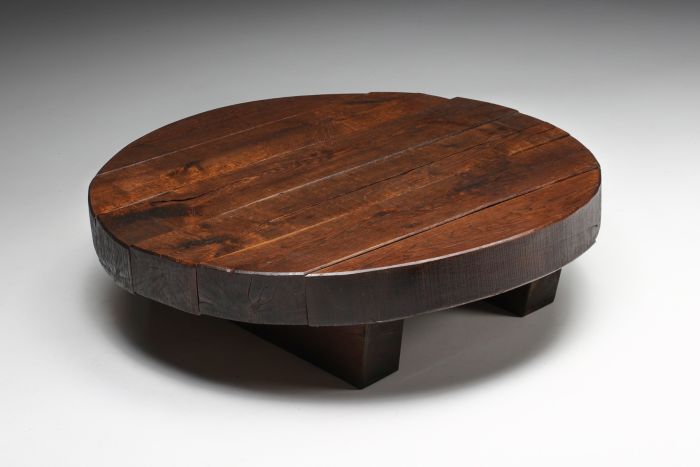 Solid Wabi-Sabi Coffee Table - 1950's