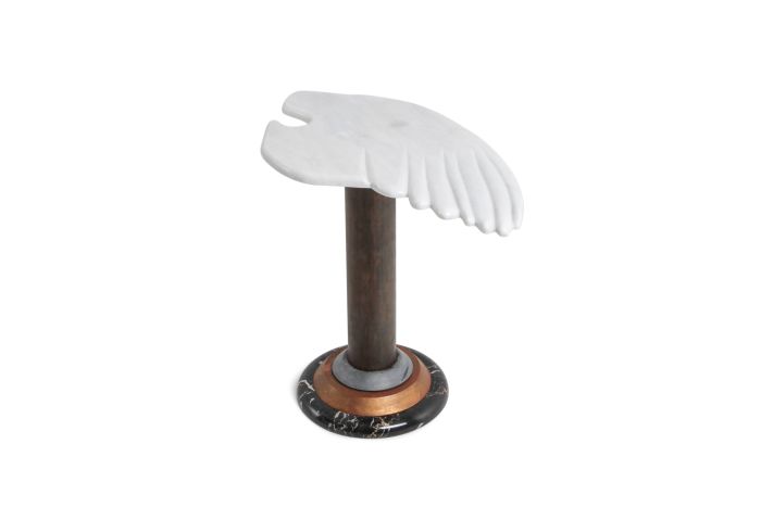 Marble Angel Wing Side Table - 1960s