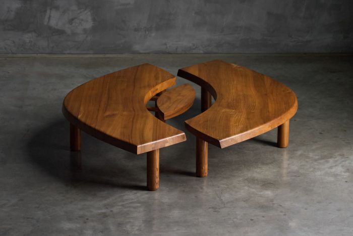  T22C L'oeil Coffee Table by Pierre Chapo, France - 1972