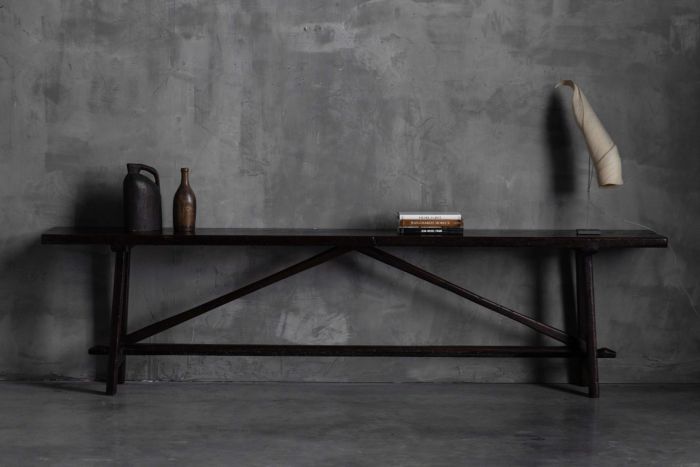 Rustic Vernacular Console Table, France - Early 20th Century