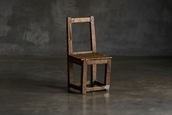 Vernacular Wooden Chair, France - 19th Century