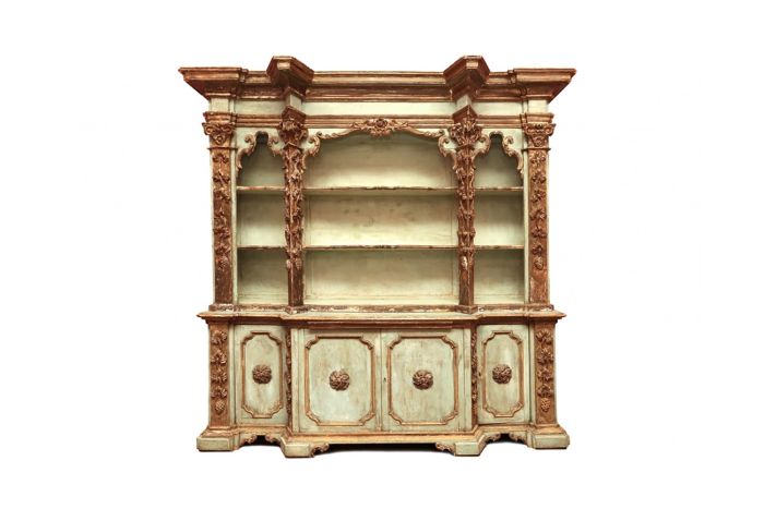 Antique Italian Baroque Cabinet - 1800s