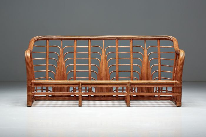 Vivai Del Sud Bamboo Sofa - 1970s