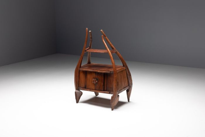Wabi Sabi Primitive Cabinet - Late 19th Century 