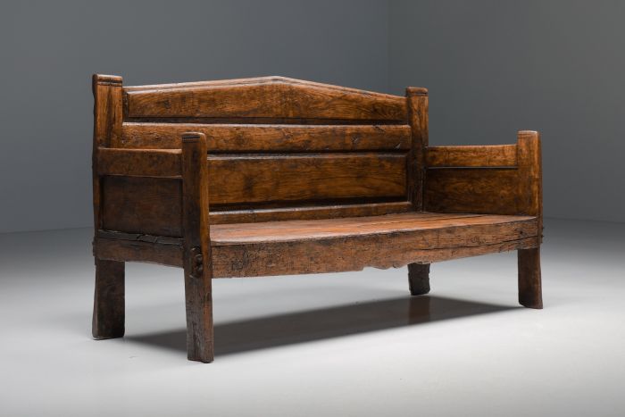 Wabi-Sabi Three Seater Bench - 19th Century