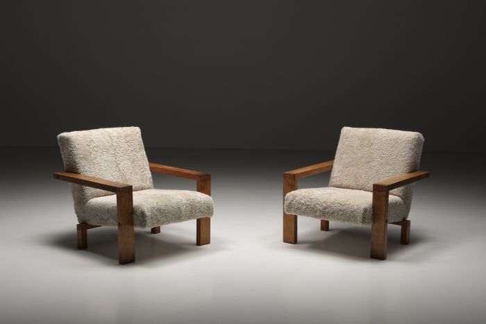  Wim Den Boon Hein Stolle Armchairs - 1950's