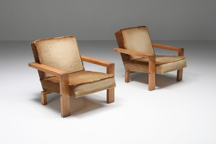 Set of Lounge Chairs by Wim Den Boon - 1960's