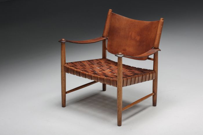 Arne Norell Safari Chair, Norell Mobel - 1960s 