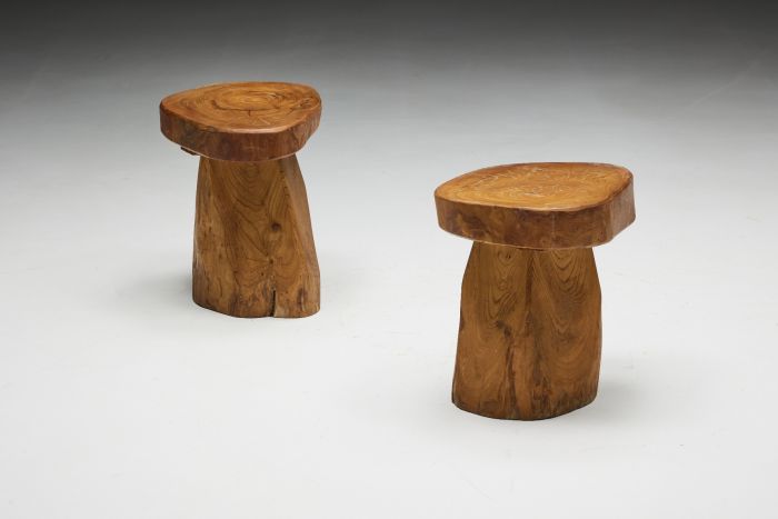 Monoxylite Stools in the Style of Zanine Caldas - 1970s